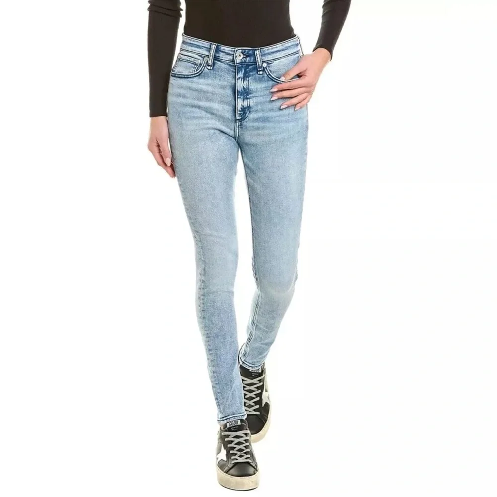 NWT Rag & Bone | Nina High Rise Skinny in Venus Stretch Denim Jeans 24‎